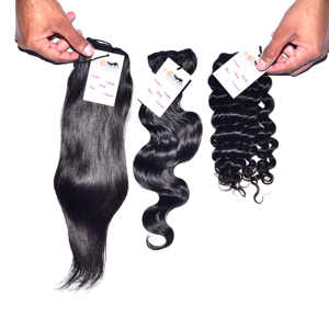 Pelo brasileño 100% virgen alineado con cutícula cabello humano liso de grado 10a, cabello humano brasileño crudo tejido de dama, cabello rizado de visón - Product Image 6