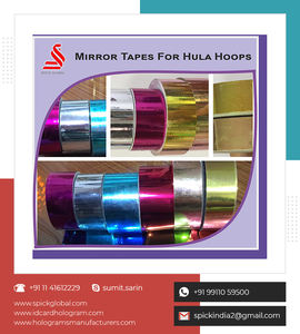 Hot Lamination Sparkle Holographic Black Color Tape for Decorative Purpose - Product Image 3