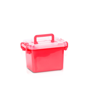 Elianware Rectangle Handling Storage Box With Lock Handle