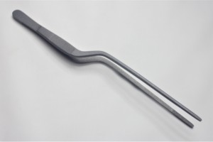 Pince à épiler de Chef 20cm en acier inoxydable, outils de cuisine, de couleur noire, avec pointe Fine - Product Image 2