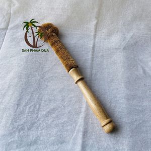 Cepillo de cocina de coco multiusos natural Muestra ecológica y gratuita hecha de residuos agrícolas para una limpieza efectiva - Product Image 5