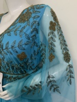 Robe de soirée longue moulante en tissu filet doux, ornée de paillettes, d'appliques, de pompons et de perles, idéale pour le tapis rouge, pour femme