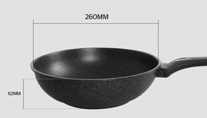 Meilleures ventes de poêle à frire profonde en aluminium moulé sous pression avec revêtement en marbre non malade de l'usine du Vietnam - Product Image 6