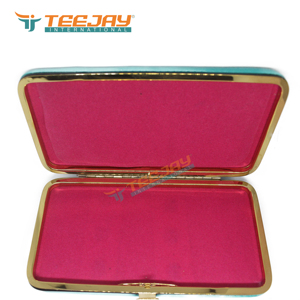 TEEJAY Magnifique étui de rangement magnétique en acier inoxydable plaqué or pour pinces, avec prise en main parfaite, durable, logo personnalisé, multi-méthodes - Product Image 6