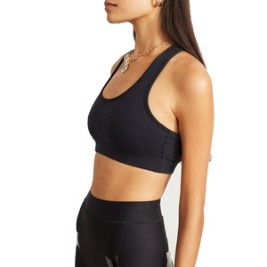 Soutien-gorge de sport dos nu pour femme, design uni, sur mesure, 100 % nylon, rembourrage cristal, maintien moyen à l'avant, idéal pour le yoga - Product Image 4