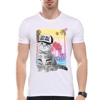 T-shirt décontracté à manches courtes et col rond pour homme, 100 % coton, séchage rapide, anti-plis, 180 g, nouveau design personnalisé imprimé, tricoté, haute qualité