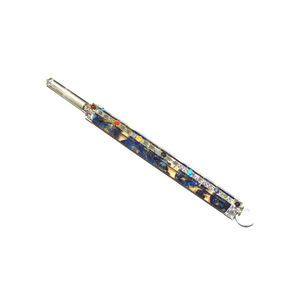 Lapis Lazuli Orgone Cristal Reiki Chakra Baguette 7 Chakra Sculpté Agate Baguette EMF Guérison Protection Feng Shui Amour Gravé Pierre Précieuse - Product Image 1