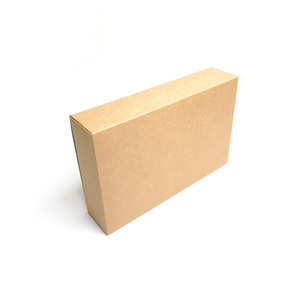 Cajas de embalaje de regalo de caramelo de gelatina de goma Kraft marrón Papel Kraft reciclado personalizado con laminación mate y grabado en relieve - Product Image 6