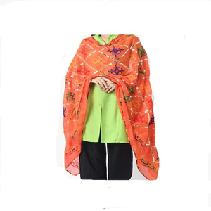 Jaipuri-Algodón dupatta con espejo, funciona al mejor precio - Product Image 3