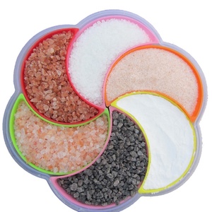 หิมาลายันเกลือหินธรรมชาติกินได้ขนาด3-5มม. ได้รับการรับรองจากการกลั่นโต๊ะทำอาหารเพื่อสุขภาพใช้เป็นกลุ่ม - Product Image 4