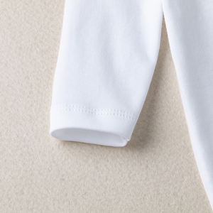 Barboteuse unisexe en coton pour bébé, à manches longues, body de bonne qualité, vente en gros, - Product Image 3