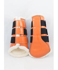 Chic High Quality Horse fleece Brushing Boots Protection Boots Horse Wear Equestrian horse riding equipment - Product Image 1