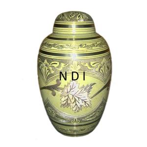 Attractive Design Funeral Supplies Adult Ashes Brass Metal <b>Memorial</b> <b>Keepsake</b> Cremation Urns Best Quality Adult Ashes Urns - Product Image 3