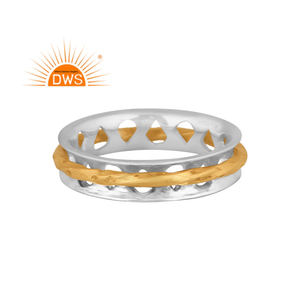 Último diseño de tendencia, anillo de banda giratoria de Plata de Ley 925 fina, joyería de plata para mujer, regalo para ella - Product Image 1