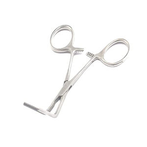 Bulldog Clamp Instrumentos quirúrgicos rectos Material de alta calidad Acero inoxidable plateado - Product Image 5