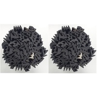Joint d'étanchéité en caoutchouc noir TPE/TPV en forme de U pour vitrage, à encastrer, pour portes et fenêtres, sur mesure, diverses formes, Singapour 15.5R 10.4