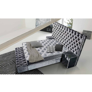 ดีไซน์เตียงโรงแรมหรูพร้อมแผงไม้ขนาดต่างๆสำหรับห้องนั่งเล่นอพาร์ตเมนต์ใช้ไก่งวงโดยตรง - Product Image 6