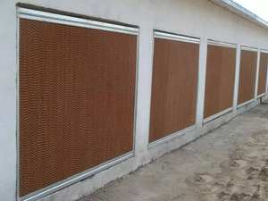 Neues Verdunstung skühl kissen aus nassem Papier für Gewächshaus-, Geflügels tahl-und Holzrahmen mit Pumpe für die Belüftung und Kühlung von Schweine farmen - Product Image 5