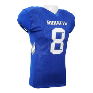 Maillot d'entraînement de football américain par sublimation personnalisée de haute qualité, respirant et grande taille, concevez votre propre uniforme bon marché - Product Image 2