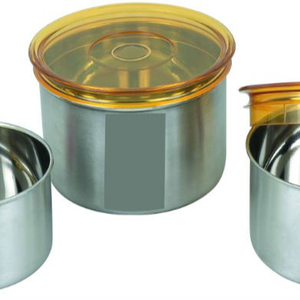 Vallabh Modern Steel <b>Belly</b> Cylinder Canister (6.5x8cm) - Product Image 4