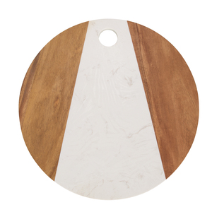 Tabla de cortar madera y mármol para cocina del hogar, Tabla grande de lujo para servir comida y queso - Product Image 3