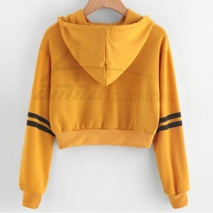 เสื้อครอปแบบเรียบง่ายสำหรับผู้หญิง,เสื้อมีฮู้ดคอลเลคชั่นล่าสุด - Product Image 6