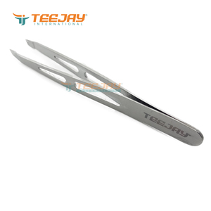 Pinza para Cejas de Acero Inoxidable TEEJAY, la Más Vendida, con Agarre Ergonómico, Punta Recta y Fina, Ideal para Cejas - Product Image 3