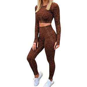 Seamless Yoga Set High Quality Sportive Bra Crop Top <b>Biker</b> <b>Shorts</b> Workout Sets Custom Logo <b>Women</b> Fitness & Yoga Wear - Product Image 1