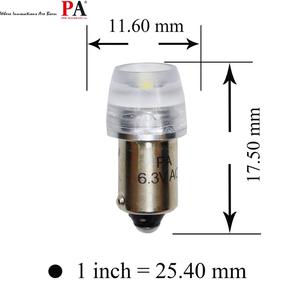 Pa <span class=keywords><strong>pinball</strong></span> <span class=keywords><strong>LED</strong></span> 1 SMD 6.3V BA9s #44 #47 5050 bóng đèn cho <span class=keywords><strong>pinball</strong></span> Máy AC/DC - Product Image 3