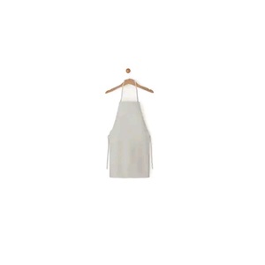 Tablier de cuisine confortable en coton biologique, couleur unie rouge, certifié OEM, 100% - Product Image 5