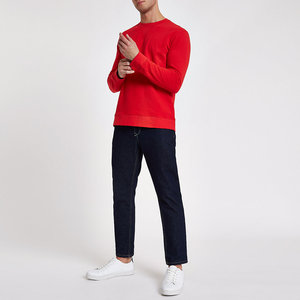 Logo personnalisé unisexe sweat-shirts Streetwear pull de haute qualité 470 Gsm 100% coton épais uni sweat-shirt à col rond pour hommes - Product Image 3