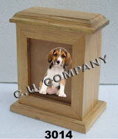 En bois Photo Cadre Pet Urne Souvenir Souvenir Palissandre Urne