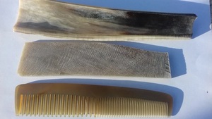 100% meilleure qualité OX corne peigne à cheveux poignée peignes à cheveux genre - Product Image 4