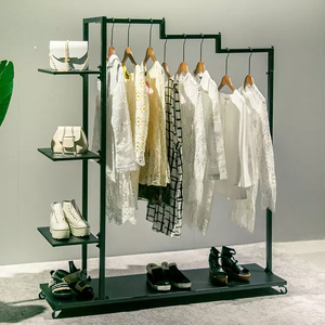 ชั้นวางผ้าเหล็กแบบเสาเดี่ยวสำหรับใช้ในห้องนั่งเล่นดีไซน์อเนกประสงค์สำหรับใช้ในครัวเรือนสมัยใหม่ - Product Image 2