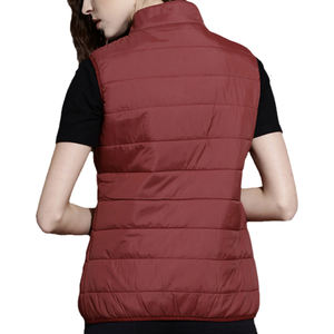 Doudoune d'hiver légère et personnalisée manches mi-longues à capuche pour femmes fermeture éclair tendance tissu chaud et décontracté produit de gros bon marché - Product Image 4