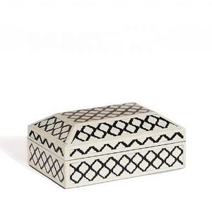 Indian Bone Box Decorative Design Inlay Box Resin and Wooden for <b>Eid</b> <b>Gifts</b> bone jewelry boxes manufacturer by lametierartz - Product Image 3