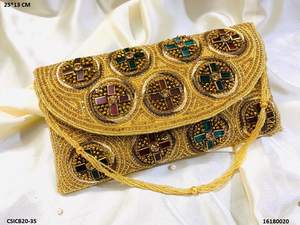 Bolso de mano étnico de diseñador, bolsa de mano nupcial - Product Image 6