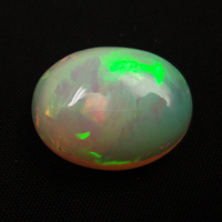 Opale de Feu Cabochon Forme Ovale 6x4MM Taille Libre Effet de Couleur Opale Naturelle Éthiopienne Pierre Précieuse Libre Opale Welo GEMFORTE INC