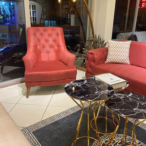 Elegante minimalista sala de estar sofá conjunto de lujo económico para Villa Escuela y parque cómodo y reutilizable - Product Image 2