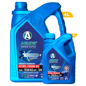 Lubricante de mezcla semisintética de aceite de motor de alta calidad automotriz Armor 15W-40 fabricado en Emiratos Árabes Unidos - Product Image 2