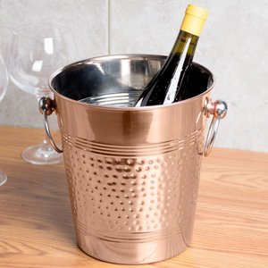 Odern-cubo de hielo con martillado, enfriador de vino grande, bañera de cobre para bebidas - Product Image 2