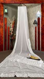 Dernière collection de saris en georgette brodés de miroirs blancs de couleur blanche de conception 2022 pour femmes, pour les mariages et les fêtes - Product Image 4