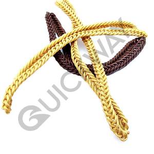 Cordón de hombro uniforme ceremonial 2024 Aiguillettes ceremoniales Cordón de hombro de color dorado personalizado Venta de cantidad a granel - Product Image 2