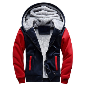 Sweat à capuche à fermeture éclair pour hommes avec tissu tricoté couleurs et logo personnalisés lavable 100% coton mélangé vente en gros - Product Image 6