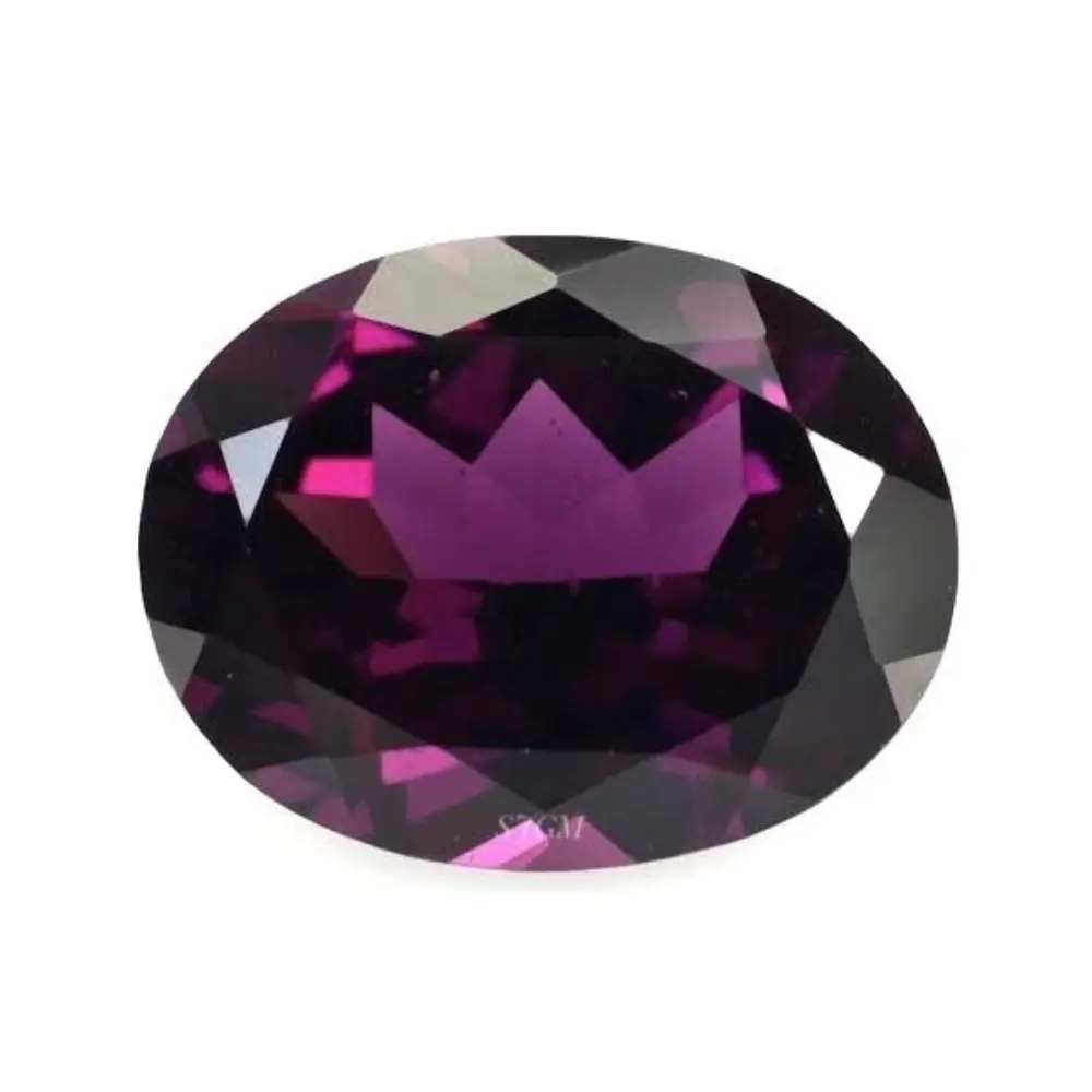 Grenat Rhodolite naturel taille ovale 8X10mm "Prix d'usine en gros Pierre précieuse en vrac à facettes de haute qualité" par carat | Grenat |