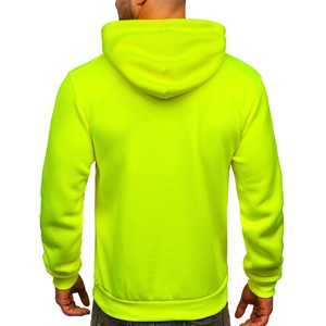 Meilleure vente hommes femmes décontracté solide polaire écologique sweats à capuche hiver pull sweat manches régulières uni teint - Product Image 6