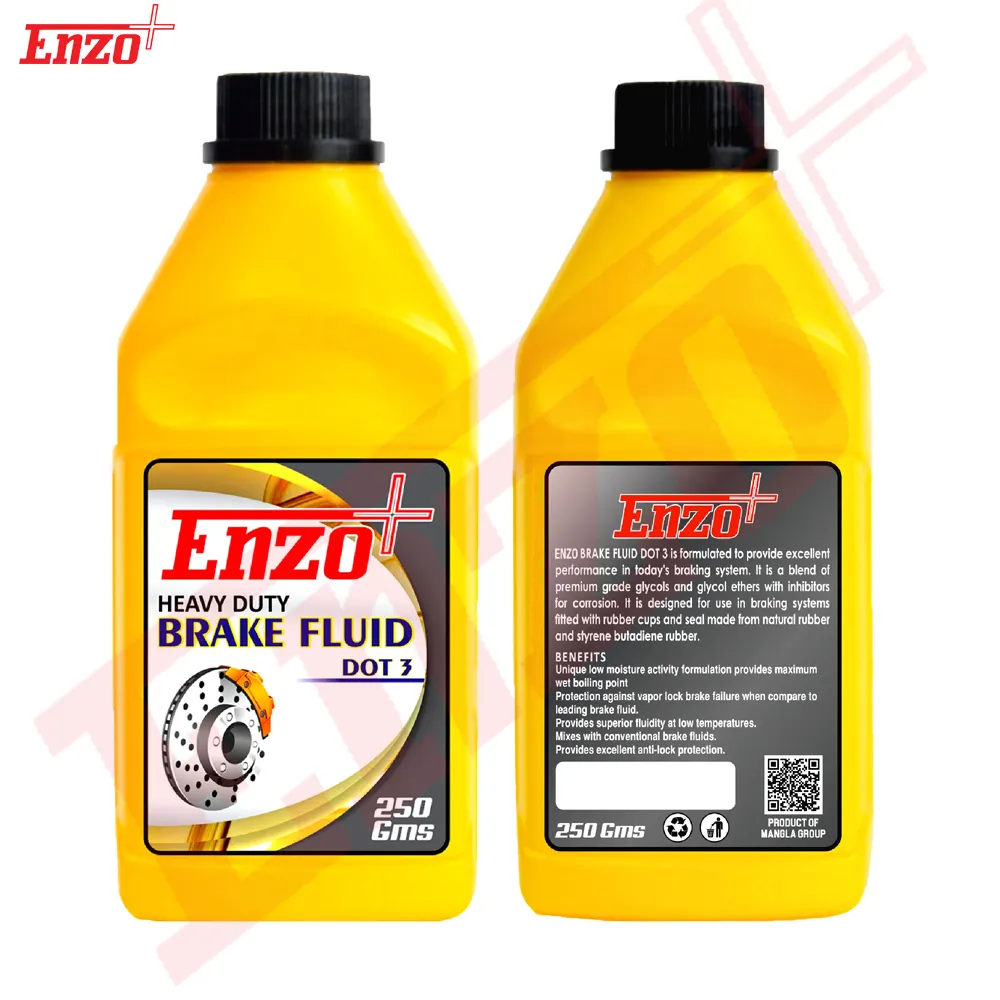 Cheap Price Brake Fluid DOT 3 High Performance Conventional Brake Fluid Oil Manufacturer 1 Liter Compressor Oil SAE 50 Yellow