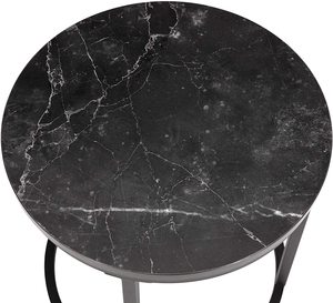 All-New <b>Modern</b> Design Stylish <b>Black</b> Natural Marble with Powder Coated Metal Frame for Interior Decor <b>Coffee</b> <b>Table</b> - Product Image 3