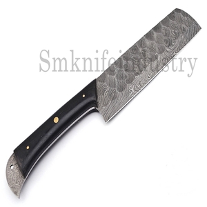 ดามัสกัส Chopper Cleaver มีดดามัสกัสเหล็กเปล่าใบมีดครัวทุกวันตัดการใช้งานทนทานเครื่องมือห้องครัวเหล็กคาร์บอน G10 - Product Image 4