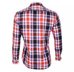 T-shirt à carreaux pour hommes, 100% coton, manches longues, modèle du Bangladesh, vente en gros, Collection 2020 - Product Image 2